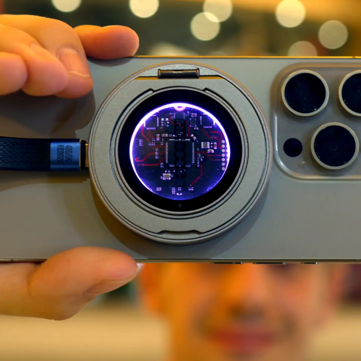 DK-DISK2 (SSD Enclosure+Mobile Phone Stand)