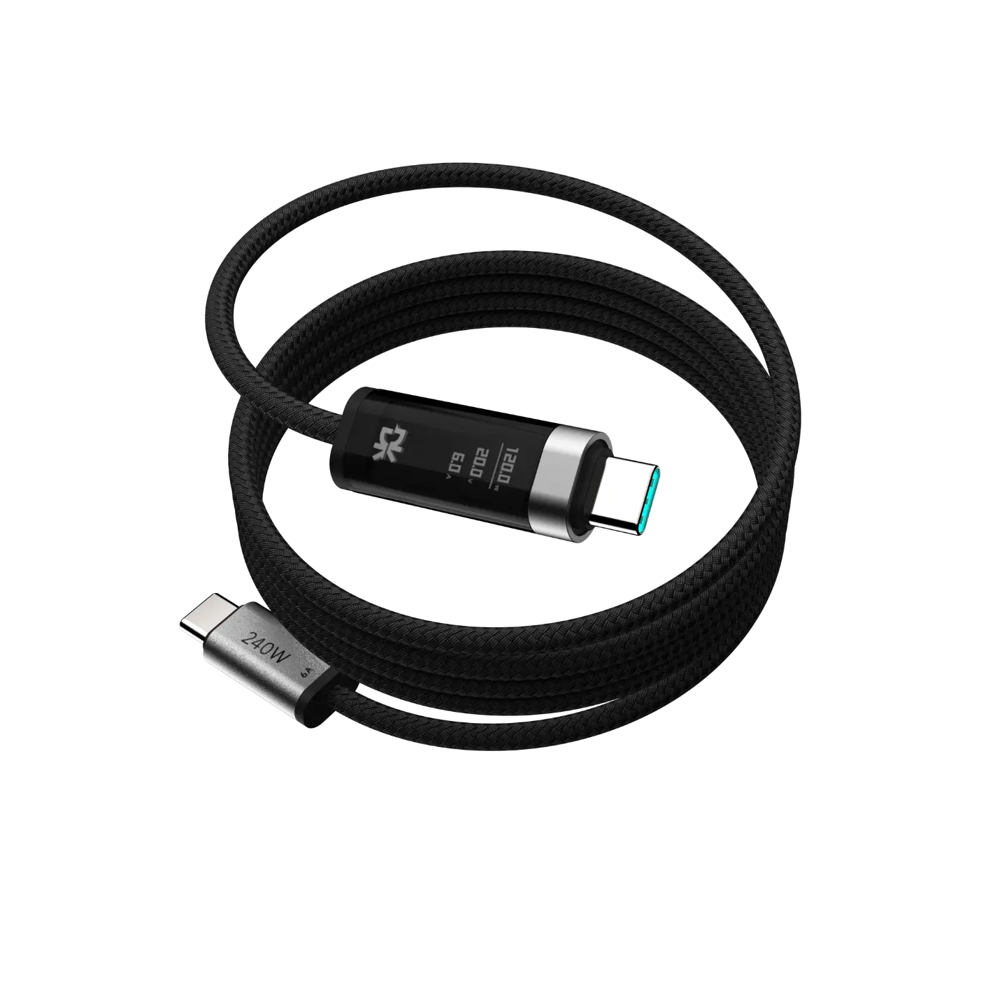 DECOKEE  MagLoop C to C Cable with LCD