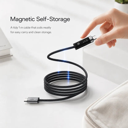 DECOKEE  MagLoop C to C Cable with OLED