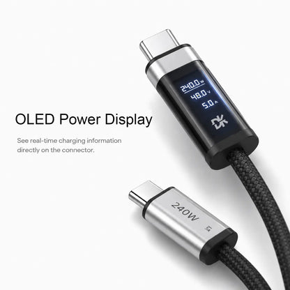 DECOKEE  MagLoop C to C Cable with OLED