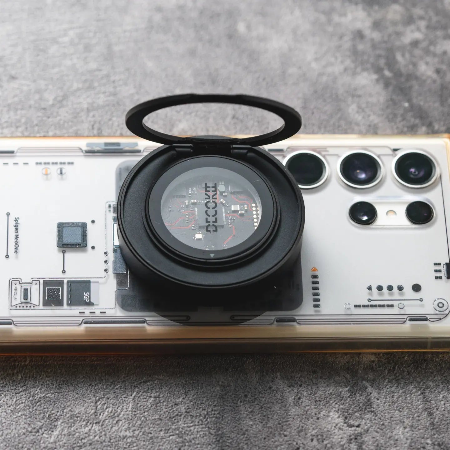 DK-DISK2 (SSD Enclosure+Mobile Phone Stand)
